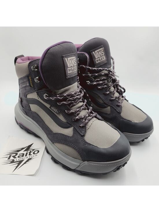 Mens Size 7 Vans Hiking Boots MTE Crestline Waterproof Dark Gray Purple 500264 main image 5